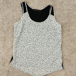 The Limited Black and White Tank Top Blouse